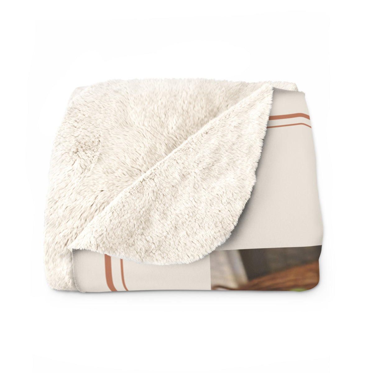 Custom Pet Portrait Blanket with Name | Personalized Sherpa Fleece Dog & Cat Photo Blanket